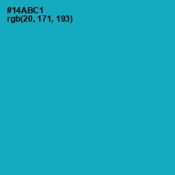 #14ABC1 - Cerulean Color Image