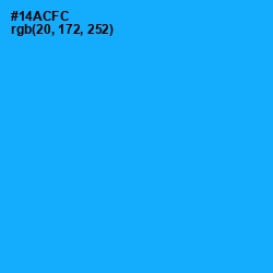 #14ACFC - Dodger Blue Color Image