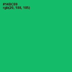 #14BC69 - Jade Color Image