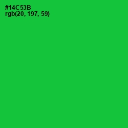 #14C53B - Green Color Image