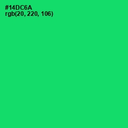 #14DC6A - Malachite Color Image