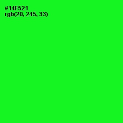 #14F521 - Green Color Image