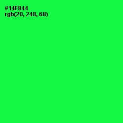 #14F844 - Malachite Color Image