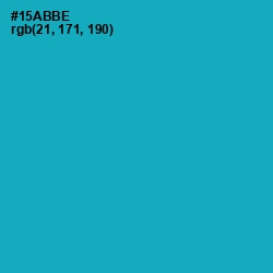 #15ABBE - Eastern Blue Color Image