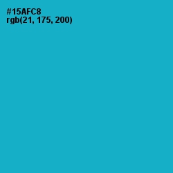 #15AFC8 - Cerulean Color Image