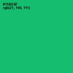 #15BE6F - Jade Color Image