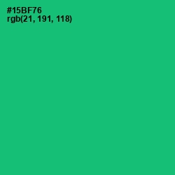 #15BF76 - Jade Color Image