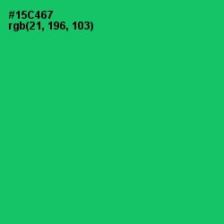 #15C467 - Malachite Color Image