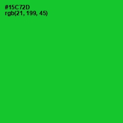 #15C72D - Green Color Image