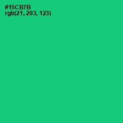 #15CB7B - Malachite Color Image