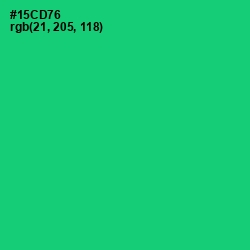 #15CD76 - Malachite Color Image