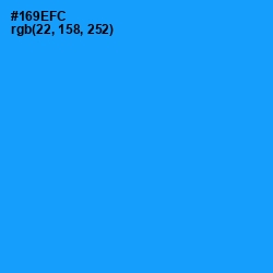 #169EFC - Dodger Blue Color Image