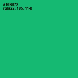 #16B972 - Jade Color Image