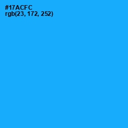 #17ACFC - Dodger Blue Color Image