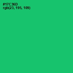 #17C36D - Malachite Color Image