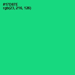 #17D87E - Spring Green Color Image
