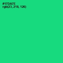 #17DA7E - Spring Green Color Image