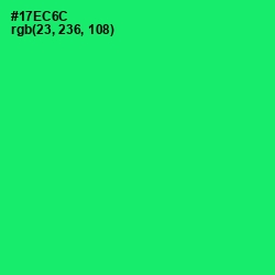 #17EC6C - Spring Green Color Image