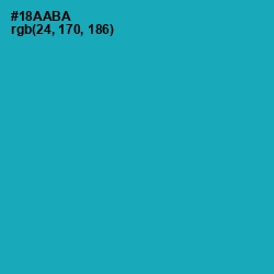 #18AABA - Eastern Blue Color Image