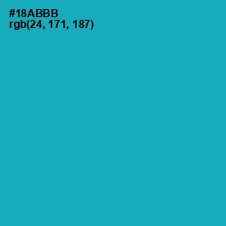 #18ABBB - Eastern Blue Color Image