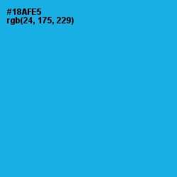 #18AFE5 - Cerulean Color Image