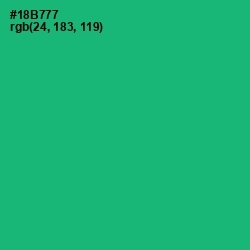 #18B777 - Jade Color Image