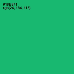 #18B871 - Jade Color Image