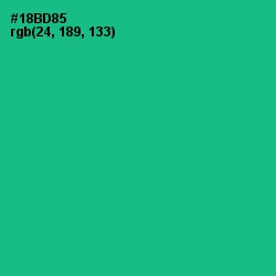 #18BD85 - Mountain Meadow Color Image