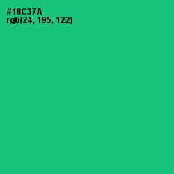 #18C37A - Malachite Color Image