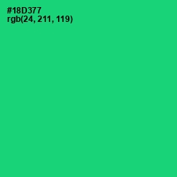 #18D377 - Malachite Color Image