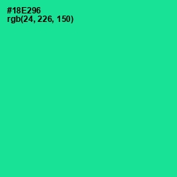 #18E296 - Caribbean Green Color Image