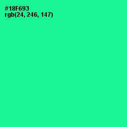 #18F693 - Caribbean Green Color Image