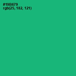 #19B679 - Jade Color Image