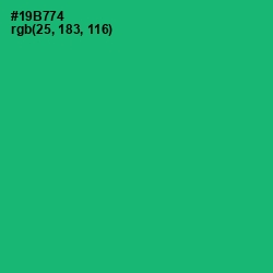 #19B774 - Jade Color Image