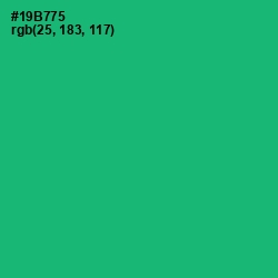 #19B775 - Jade Color Image