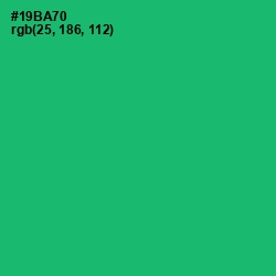 #19BA70 - Jade Color Image