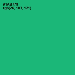 #1AB779 - Jade Color Image