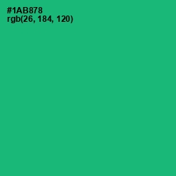 #1AB878 - Jade Color Image