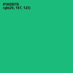 #1ABB7B - Jade Color Image