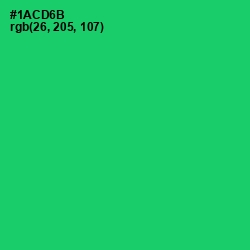 #1ACD6B - Malachite Color Image