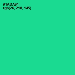 #1ADA91 - Caribbean Green Color Image