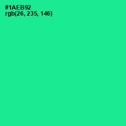 #1AEB92 - Shamrock Color Image