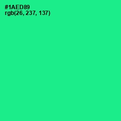 #1AED89 - Shamrock Color Image