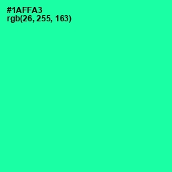 #1AFFA3 - Shamrock Color Image