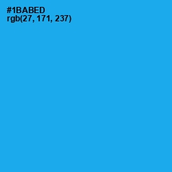 #1BABED - Dodger Blue Color Image