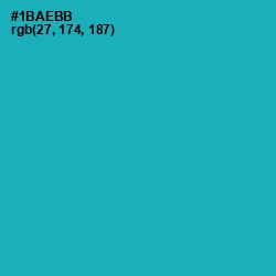 #1BAEBB - Eastern Blue Color Image