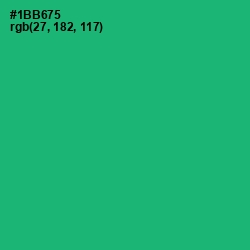 #1BB675 - Jade Color Image