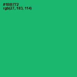 #1BB772 - Jade Color Image