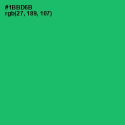 #1BBD6B - Jade Color Image