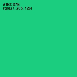 #1BCD7E - Malachite Color Image